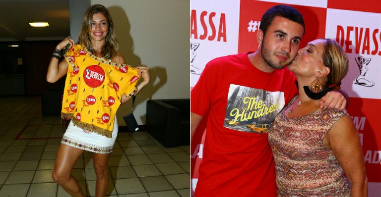 Após separações, Grazi Massafera e Susana Vieira curtem o Carnaval sozinhas