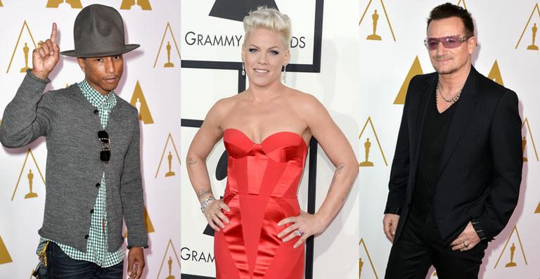 Oscar terá show de U2, Pink e outros; Veja quem estará na premiação!