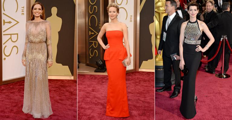 Versace emplaca três vestidos no red carpet do Oscar; Gucci, Elie Saab e Dior vestiram duas famosas