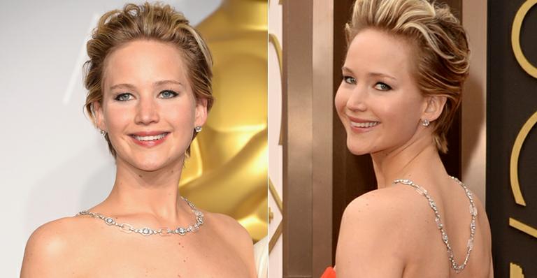 Jennifer Lawrence usa diamantes de R$ 7 milhões no Oscar