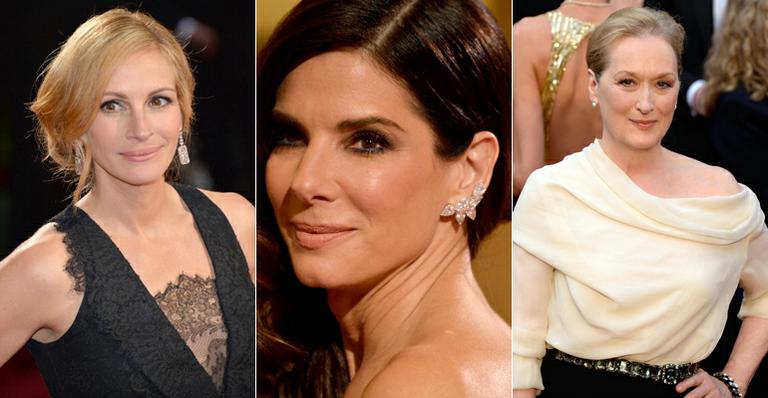 Veja dicas de make para valorizar a pele a partir dos 40 e inspire-se em Sandra Bullock e Julia Roberts
