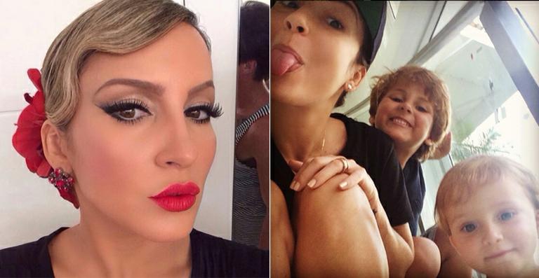 Após a correria do carnaval, Claudia Leitte curte dia tranquilo com os filhos
