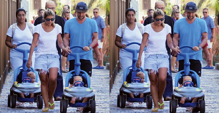 Roberta Fernandes elogia Marcelo Serrado em seu papel de papai