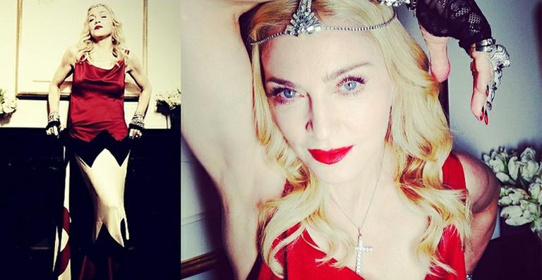 Madonna usa mil quilates de diamantes em festa pós-Oscar