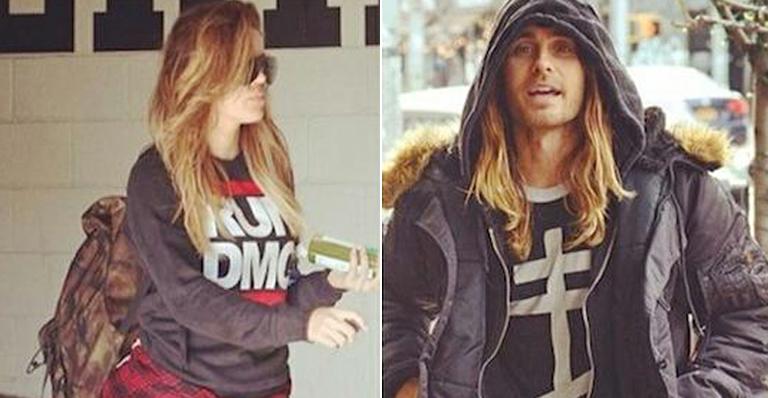 Khloe Kardashian compara seu look com de Jared Leto e lança desafio a seguidores