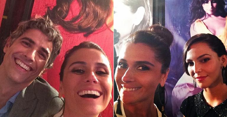 Giovanna Antonelli mostra os bastidores de Em Família