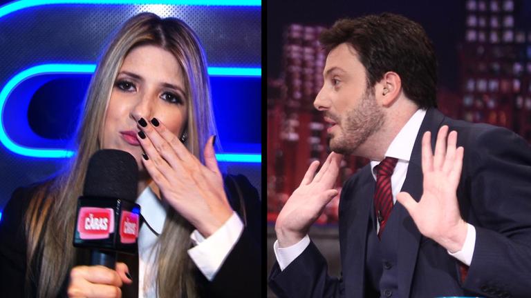 Dani Calabresa se declara para Danilo Gentili