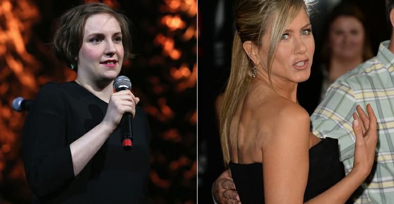 Lena Dunham adere à técnica cupping para aliviar as dores no pescoço