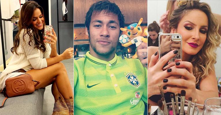 Vício! Os 10 famosos brasileiros que mais publicam selfies