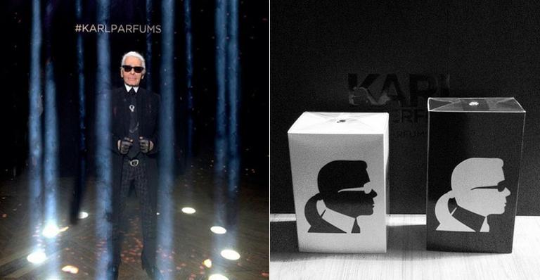 Karl Lagerfeld comemora lançamento de perfume com festa em Paris
