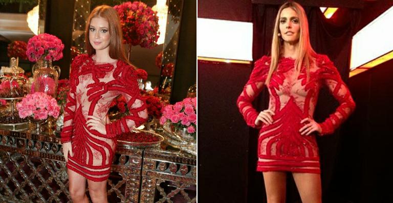 Marina Ruy Barbosa repete vestido de R$ 9,8 mil de Fernanda Lima