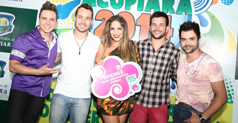Rodrigo Andrade prestigia gravação de DVD da dupla Ronny & Rangel