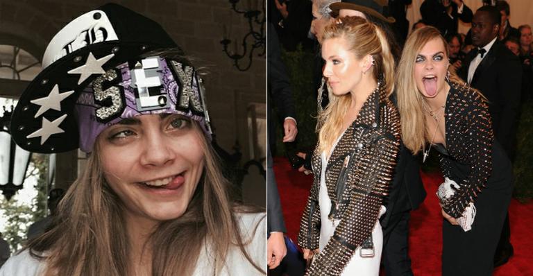 Cara Delevingne não tem medo de fazer caretas para às câmeras; veja fotos