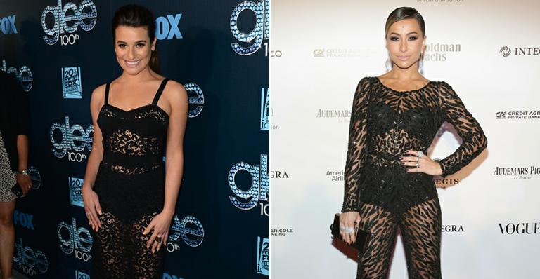 Lea Michele e Sabrina Sato apostam em transparência; veja dicas para usar os looks