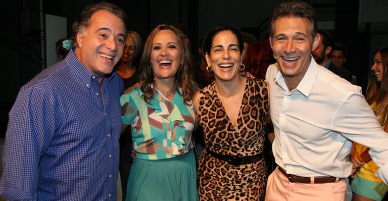 Gloria Pires e Tony Ramos conferem montagem musical de Se Eu Fosse Você