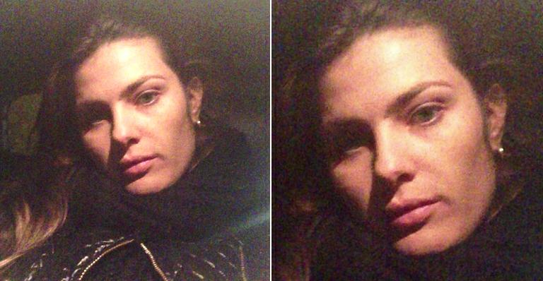 Sem make, Isabeli Fontana reclama da vida e ganha declaração de amor