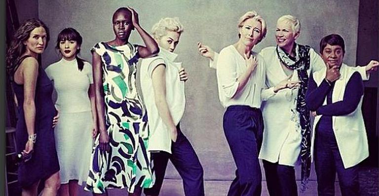 Rita Ora e Emma Thompson juntas em campanha de moda