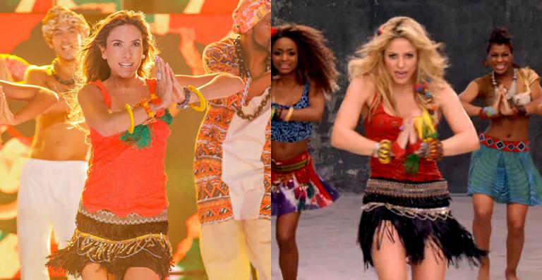 Grávida, Patrícia Abravanel se transforma em Shakira na TV