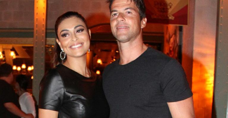 Juliana Paes celebra seu aniversário em restaurante no Rio