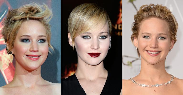 Confira os penteados de Jennifer Lawrence para variar o cabelo curto