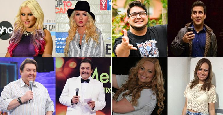 Ex-gordos: Veja antes e depois de famosos que emagreceram muito