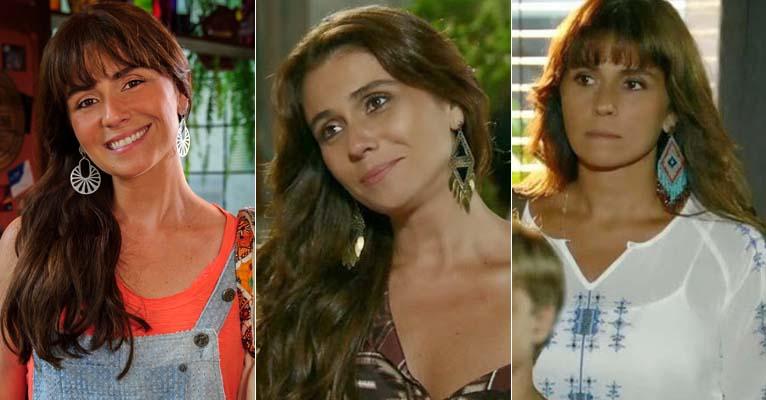 Os maxibrincos de Clara, personagem de Giovanna Antonelli em Em Família
