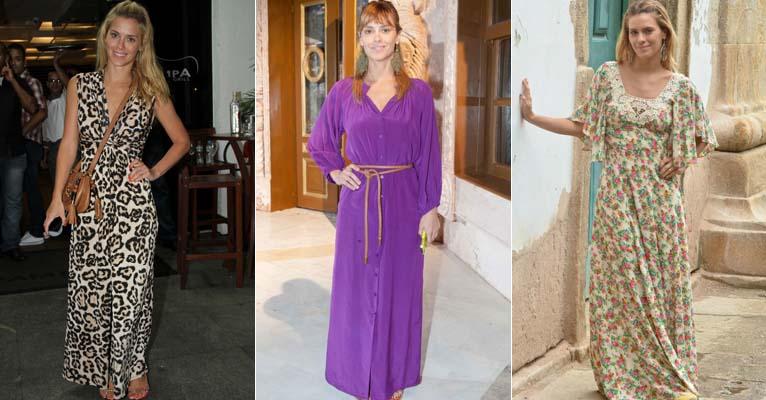 Carolina Dieckmann ama vestidos longos! Veja 30 modelos da atriz de “Joia Rara”