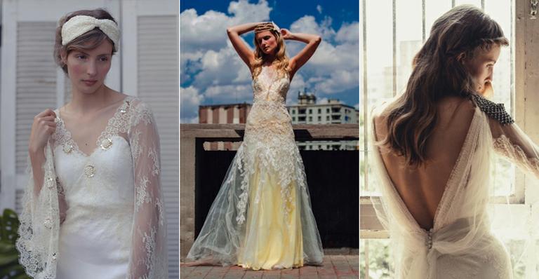 Veja modelos da nova coleção de vestidos de noiva de Emannuelle Junqueira