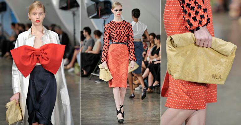 It-bolsa SPFW: Alexandre Herchcovitch desfila ‘saco de compras’