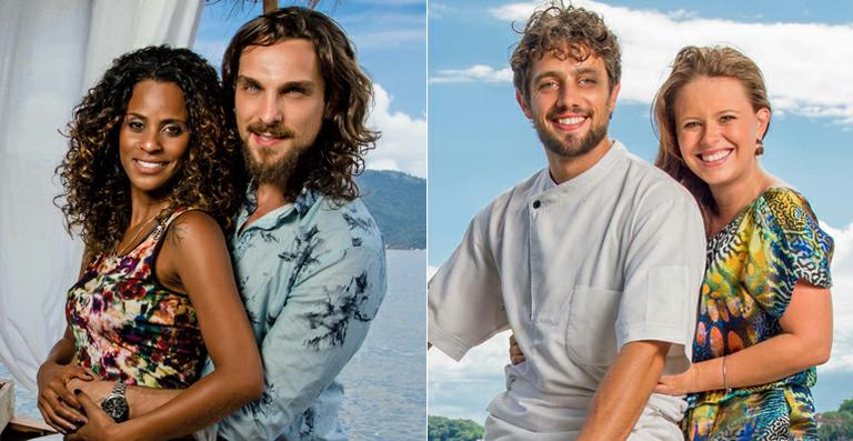 Futuros papais, Igor Rickli e Rafael Cardoso curtem dia com suas mulheres