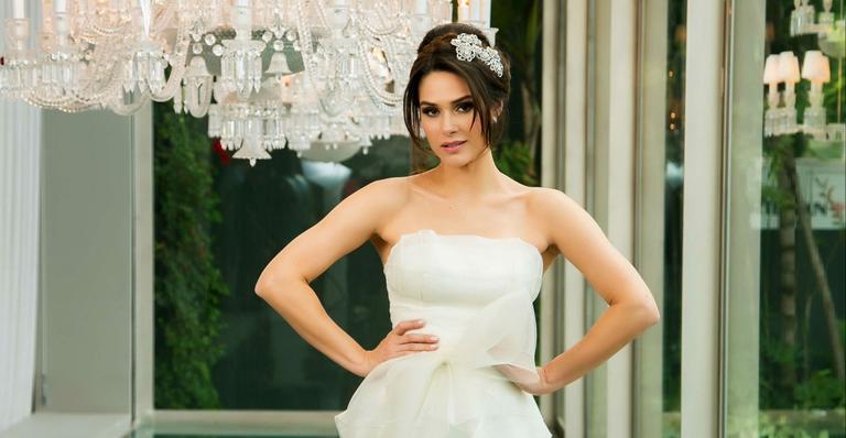 Fernanda Machado revive dia de seu casamento em ensaio de noiva