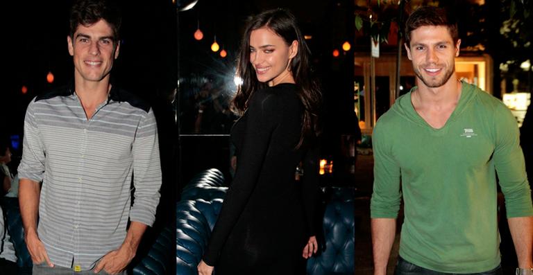 Namorada de Cristiano Ronaldo, Irina Shayk curte festa com ex-BBB e Evandro Soldati em SP