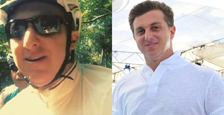 Luciano Huck mostra vídeo praticando ciclismo: ‘Melhor esporte’