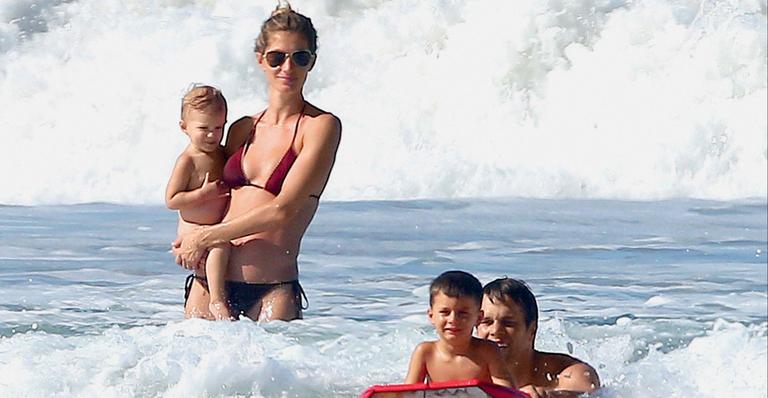 Gisele Bündchen curte férias com a família antes do São Paulo Fashion Week