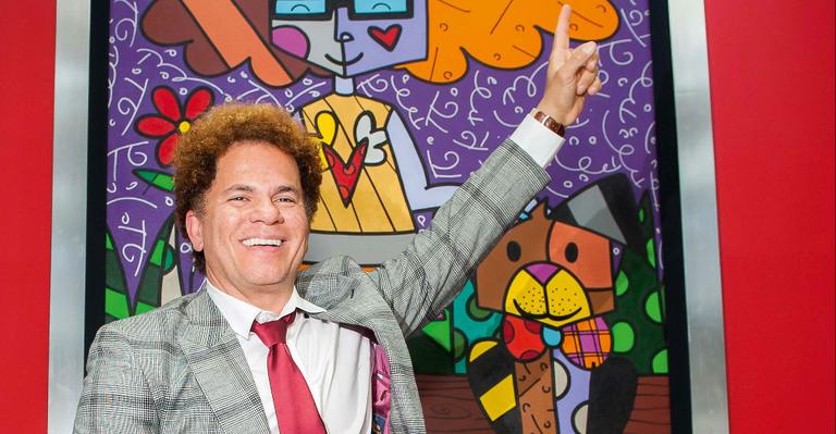 Romero Britto inaugura galeria que será comandada pelo irmão, Robson Britto