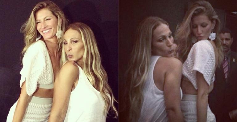 Gisele Bündchen encontra Valesca Popozuda e faz ‘Beijinho no Ombro’
