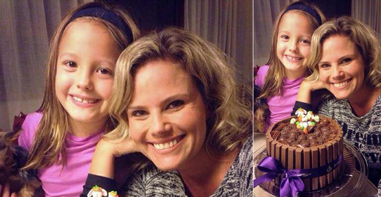 Por causa do ‘Aprendiz Celebridades’, Maria Cândida antecipa Páscoa com a filha, Lara