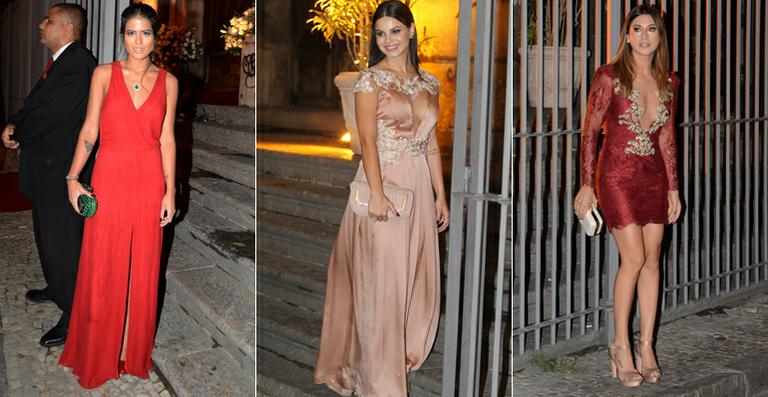 Os looks de festa das famosas em casamento de produtora