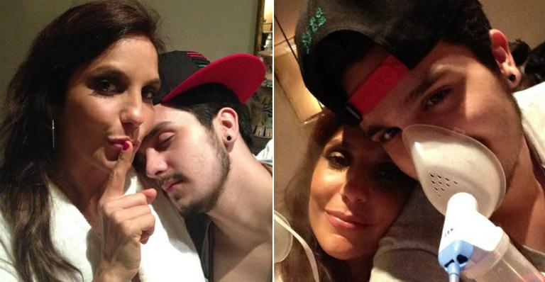 Luan Santana ganha colo de Ivete Sangalo após show