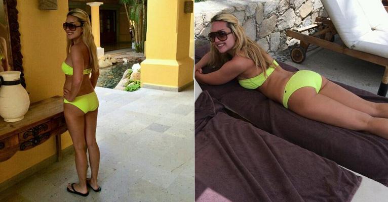 Após rehab, Amanda Bynes publica foto de biquíni no México