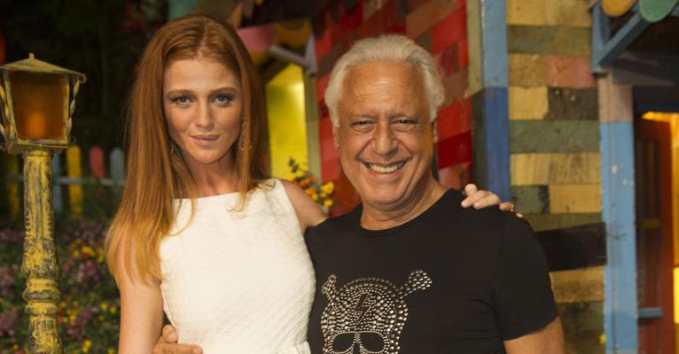 Filha de Antônio Fagundes na novela, Cintia Dicker teve medo de conhecê-lo