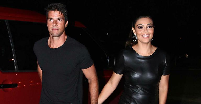 Juliana Paes comemora aniversário de 35 anos na companhia do marido, Carlos