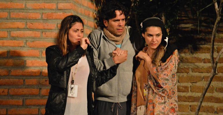 Carol Castro e Fernanda Machado participam de ensaio da ‘Paixão de Cristo de Nova Jerusalém’