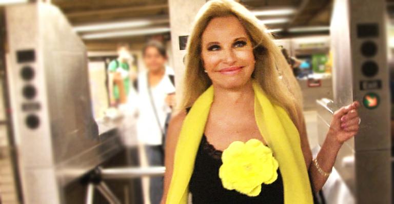 Relembre: Brunete Fraccaroli passeia de metrô