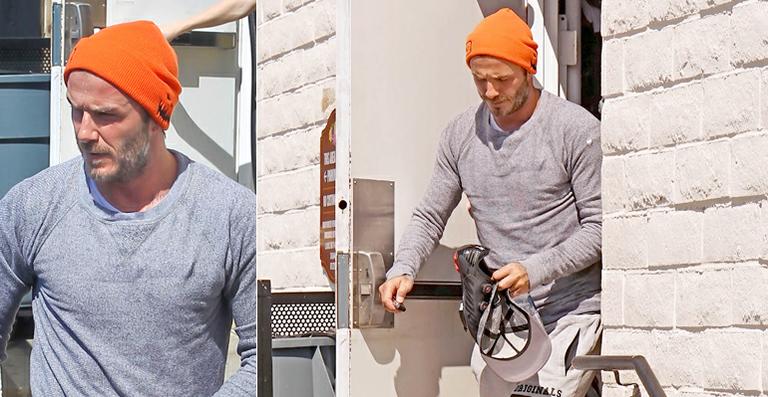 Perto dos 40 anos, David Beckham aparece com barba branca