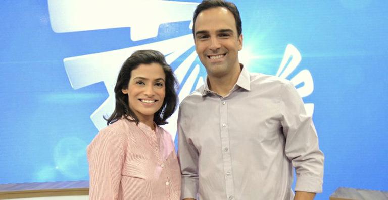 Renata Vasconcellos e Tadeu Schmidt apresentam as mudanças do Fantástico
