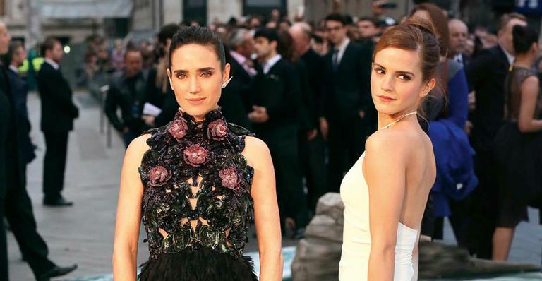 Jennifer Connelly e Emma Watson chamaram atenção na première do longa Noé