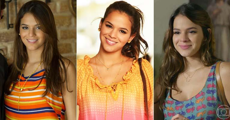 As correntes e colares de Luiza, papel de Bruna Marquezine em Em Família