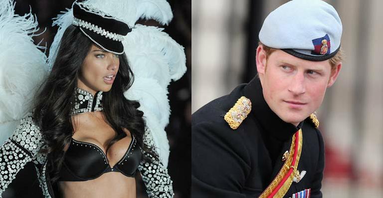 Angel Adriana Lima quer desfilar para o príncipe Harry