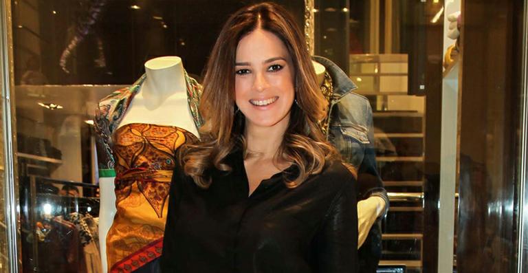 Vera Viel, mulher de Rodrigo Faro, adere à franja